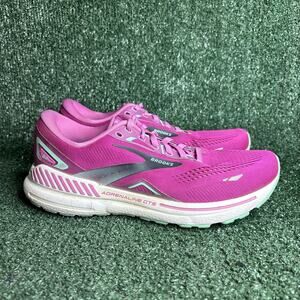 Brooks Adrenaline GTS 23 Womens 10 Shoes Running Sneaker Pink Gym 1203811B639